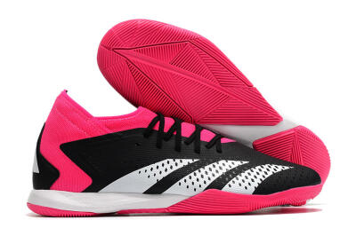 Adidas Predator Accuracy.3 IC Futsal/Indoor Soccer Shoes - Black/Pink/White
