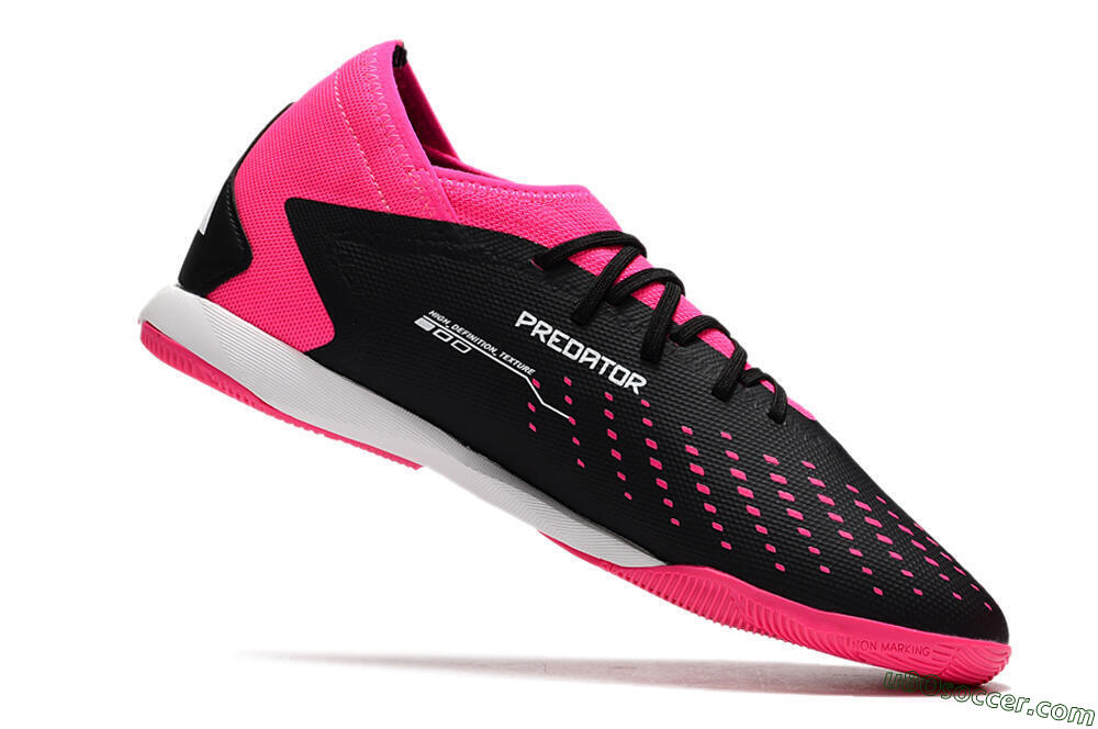 Adidas Predator Accuracy.3 IC Futsal/Indoor Soccer Shoes - Black/Pink/White 4