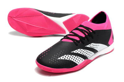 Adidas Predator Accuracy.3 IC Futsal/Indoor Soccer Shoes - Black/Pink/White