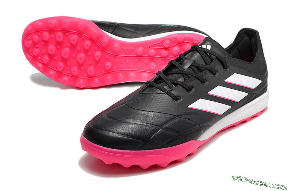 Adidas Copa Pure.3 TF Artificial Turf Soccer Shoes - Black/Pink/White 3