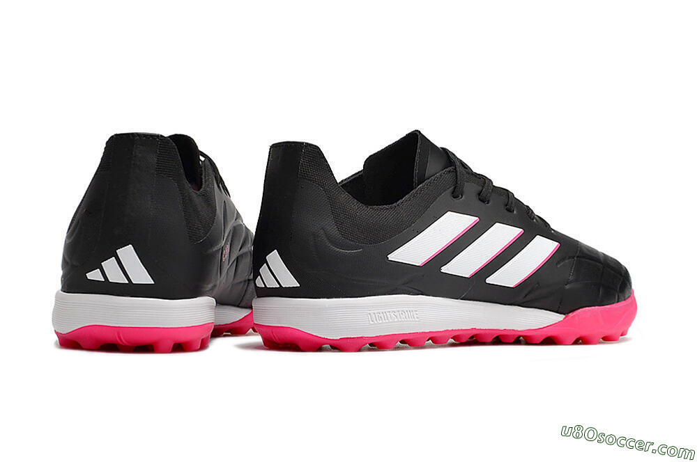 Adidas Copa Pure.3 TF Artificial Turf Soccer Shoes - Black/Pink/White 6
