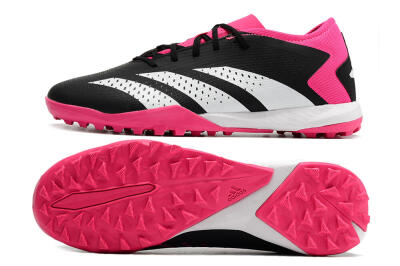 Adidas Predator Accuracy.3 TF Artificial Turf Soccer Shoes - Black/Pink/White