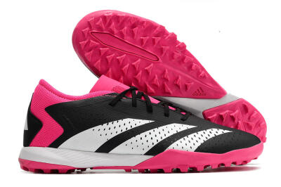 Adidas Predator Accuracy.3 TF Artificial Turf Soccer Shoes - Black/Pink/White