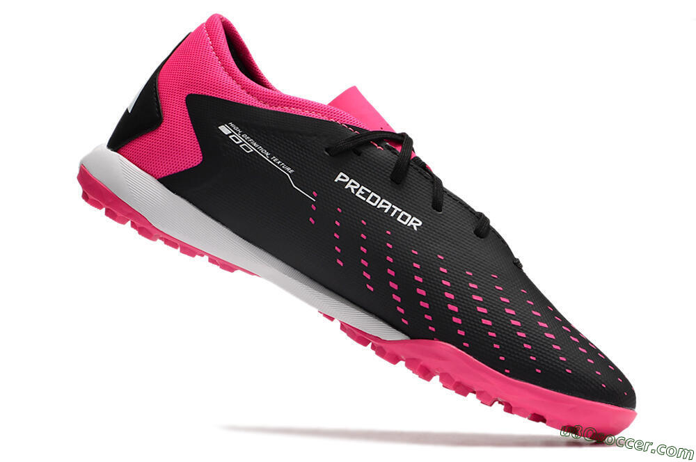 Adidas Predator Accuracy.3 TF Artificial Turf Soccer Shoes - Black/Pink/White 4