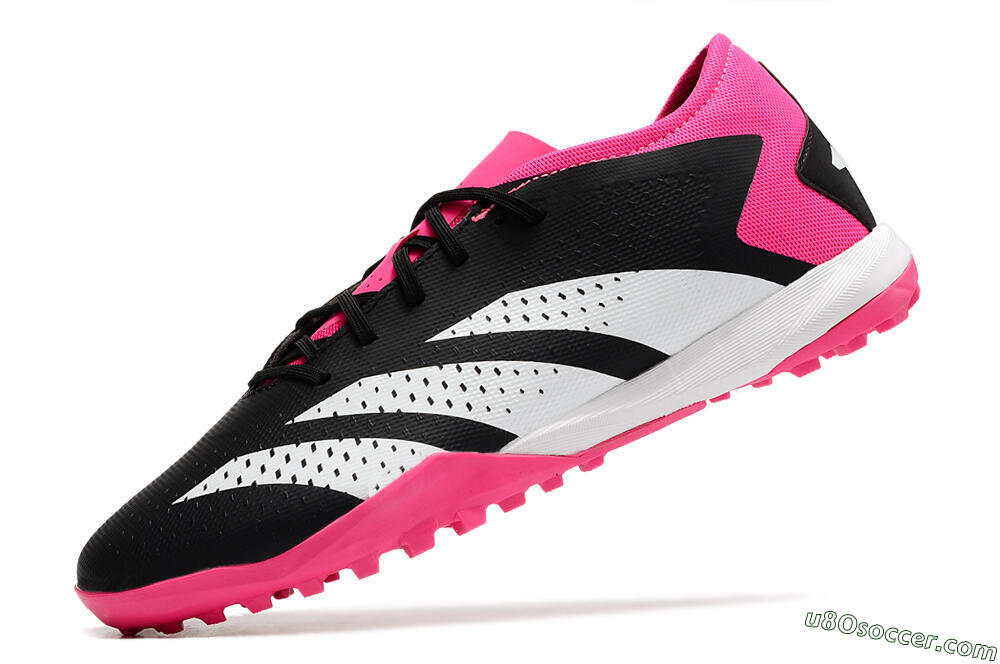 Adidas Predator Accuracy.3 TF Artificial Turf Soccer Shoes - Black/Pink/White 5