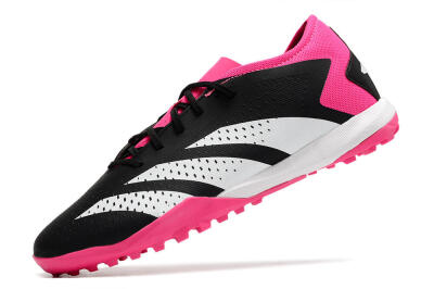 Adidas Predator Accuracy.3 TF Artificial Turf Soccer Shoes - Black/Pink/White