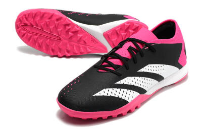 Adidas Predator Accuracy.3 TF Artificial Turf Soccer Shoes - Black/Pink/White