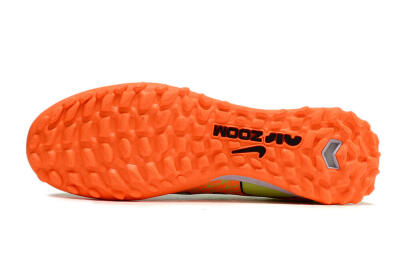 Nike Air Zoom Mercurial Vapor 15 Elite TF Artificial Turf Soccer Shoes - Green/Black/Orange