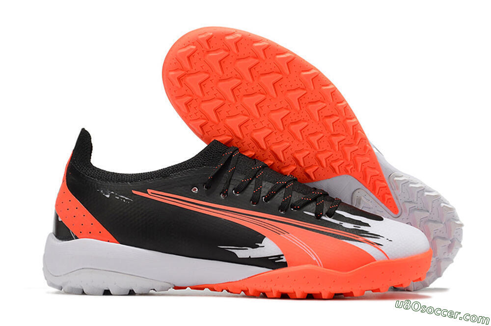 Puma Ultra Ultimate TF Artificial Turf Soccer Shoes - Black/Grey/Red 1