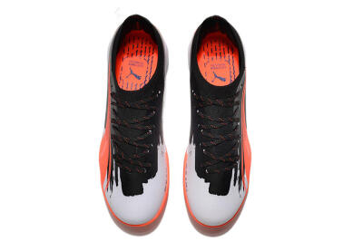 Puma Ultra Ultimate TF Artificial Turf Soccer Shoes - Black/Grey/Red