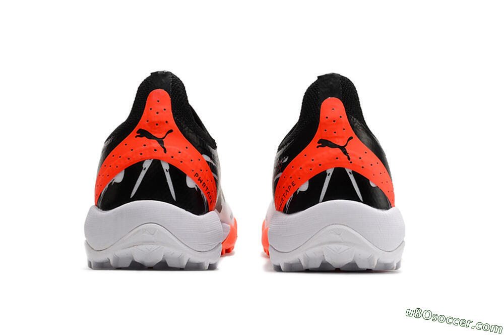 Puma Ultra Ultimate TF Artificial Turf Soccer Shoes - Black/Grey/Red 5