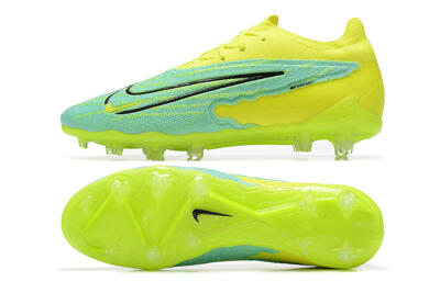 Nike Phantom GX Elite FG Firm Ground Soccer Cleats - Green/Blue/Black