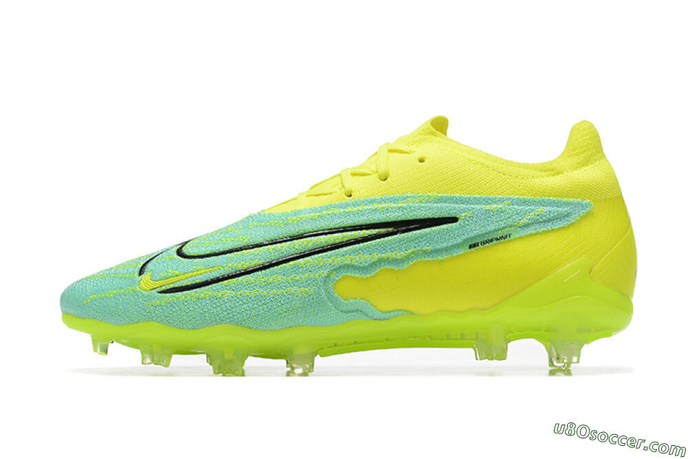 Nike Phantom GX Elite FG Firm Ground Soccer Cleats - Green/Blue/Black 2