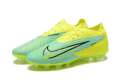 Nike Phantom GX Elite FG Firm Ground Soccer Cleats - Green/Blue/Black