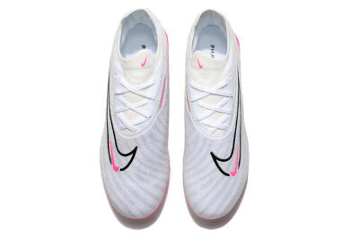 Nike Phantom GX Elite FG Firm Ground Soccer Cleats - White/Pink/Black
