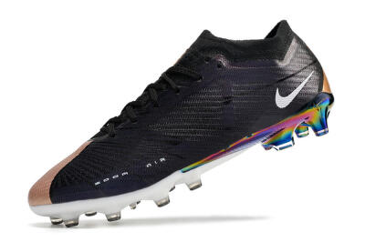 Nike Air Zoom Mercurial Vapor 15 Elite AG Artificial Grass Soccer Cleats - Black/White/Brown