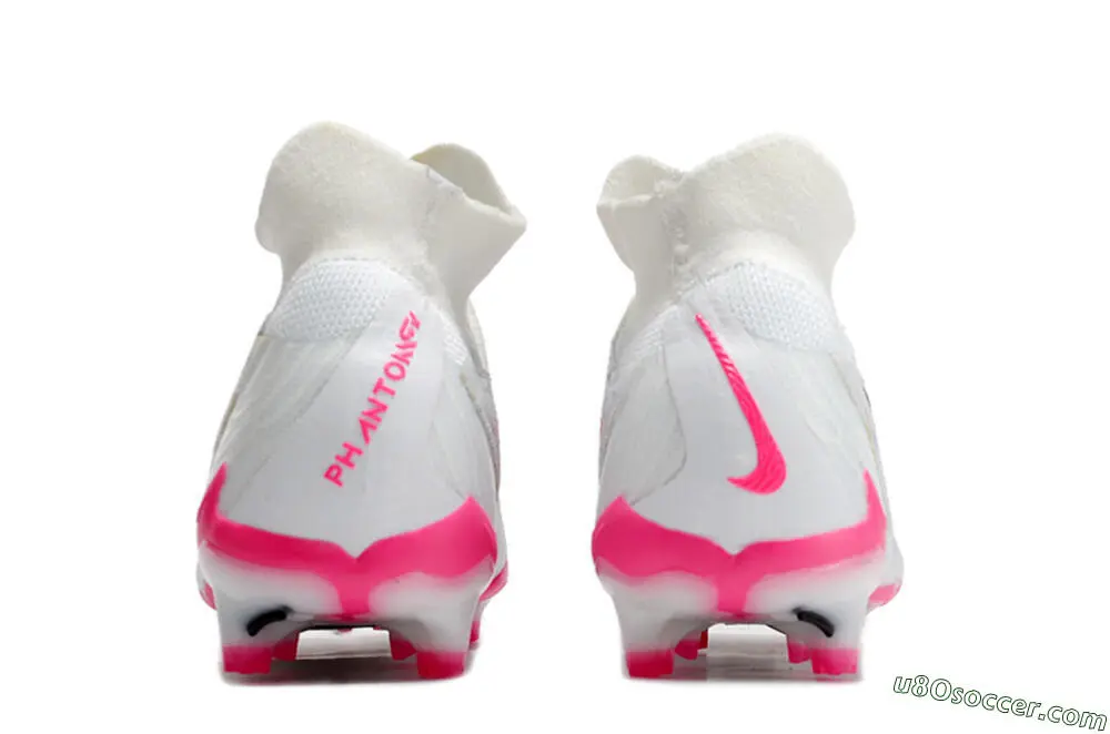 Shop the Latest FG Soccer Cleats: White, Black & Pink Nike Phantom