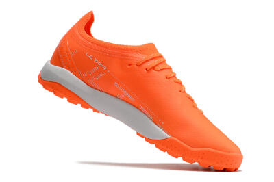 Puma Ultra Ultimate TF Artificial Turf Soccer Shoes - Orange/White/Blue