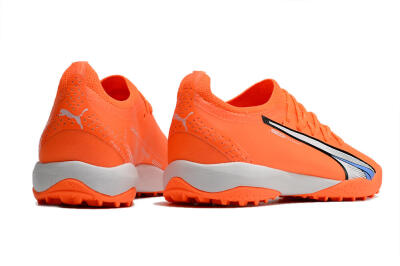 Puma Ultra Ultimate TF Artificial Turf Soccer Shoes - Orange/White/Blue