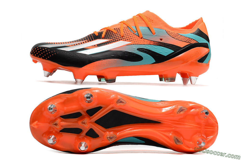 Adidas X Speedportal.1 SG Soft Ground Soccer Cleats - Orange/Black 0