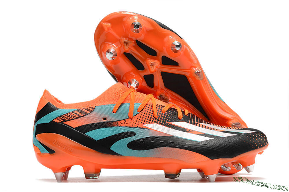 Adidas X Speedportal.1 SG Soft Ground Soccer Cleats - Orange/Black 1