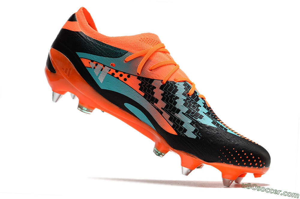 Adidas X Speedportal.1 SG Soft Ground Soccer Cleats - Orange/Black 4