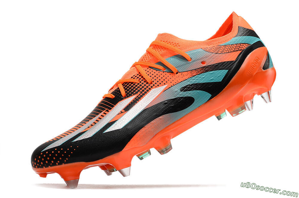 Adidas X Speedportal.1 SG Soft Ground Soccer Cleats - Orange/Black 5