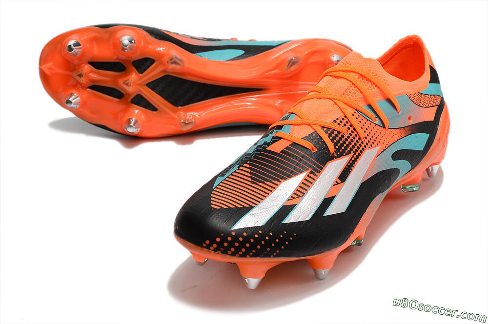 Adidas X Speedportal.1 SG Soft Ground Soccer Cleats - Orange/Black 3