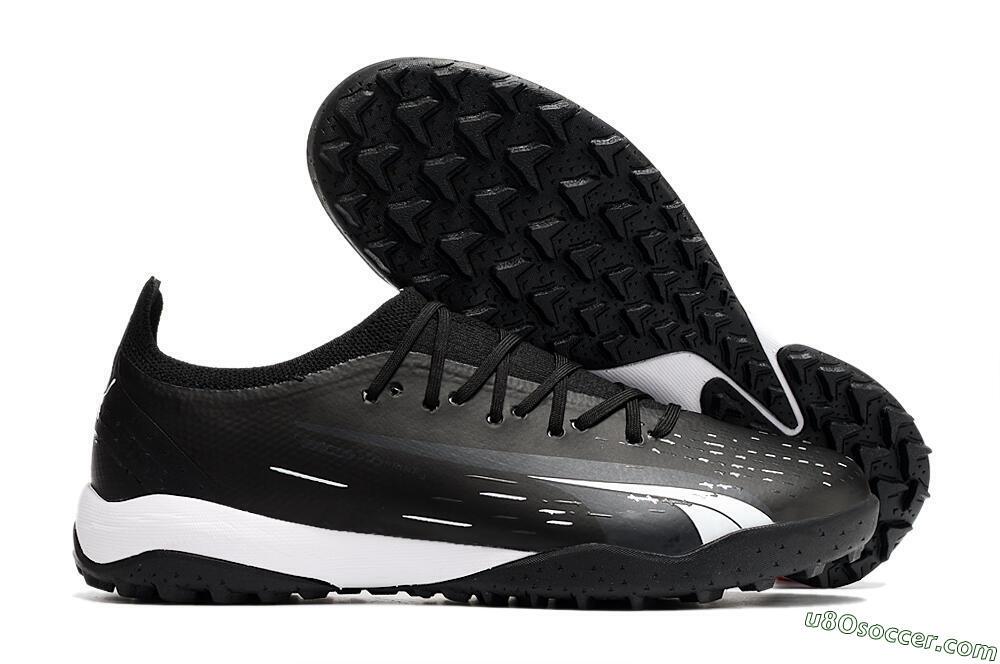 Puma Ultra Ultimate TF Artificial Turf Soccer Shoes - Black/White 1