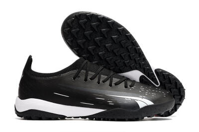 Puma Ultra Ultimate TF Artificial Turf Soccer Shoes - Black/White