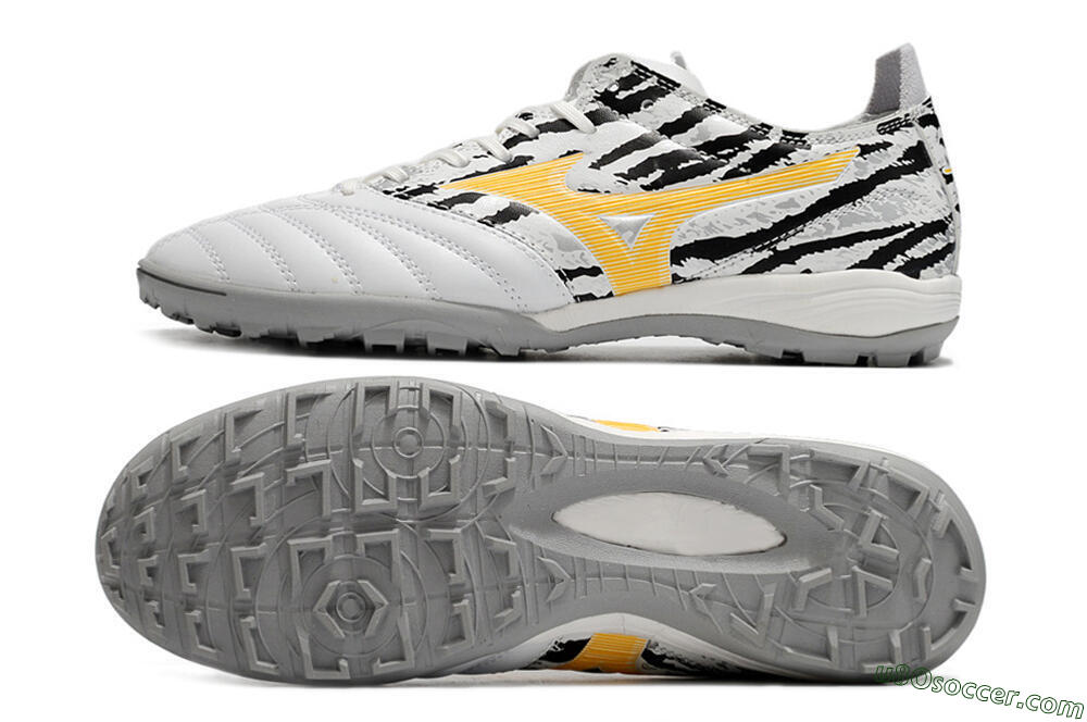 Mizuno Morelia Neo 3 Pro TF Artificial Turf Soccer Shoes - White/Camo 0