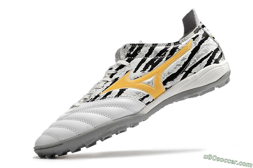 Mizuno Morelia Neo 3 Pro TF Artificial Turf Soccer Shoes - White/Camo 8