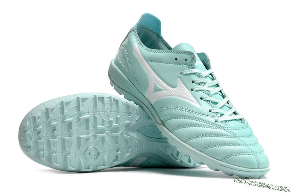 Mizuno Morelia Neo 3 Pro TF Artificial Turf Soccer Shoes - Blue/White 4