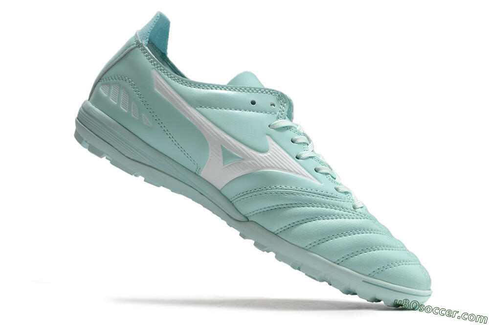 Mizuno Morelia Neo 3 Pro TF Artificial Turf Soccer Shoes - Blue/White 7