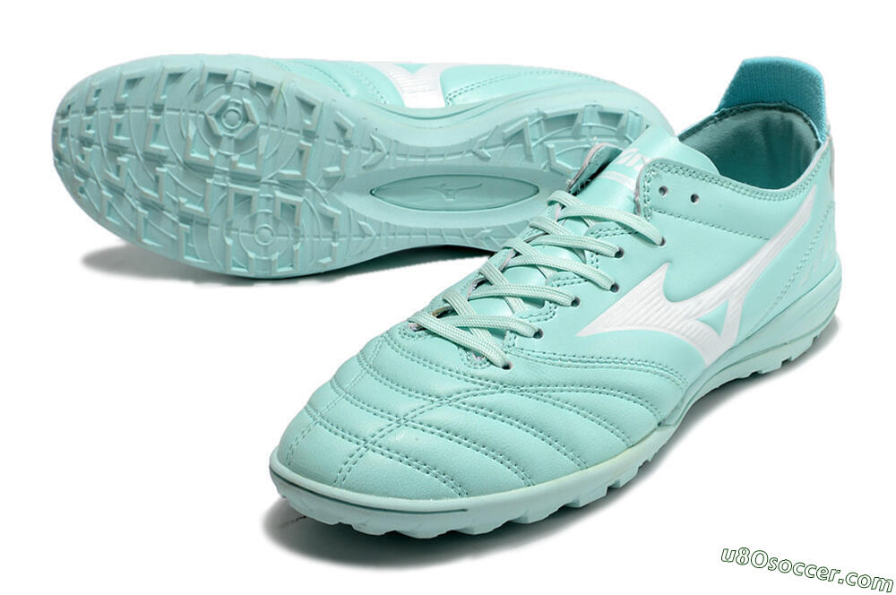 Mizuno Morelia Neo 3 Pro TF Artificial Turf Soccer Shoes - Blue/White 3