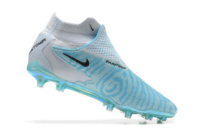 Nike Phantom GX Elite FG Firm Ground Soccer Cleats - Blue/White/Brown/Black