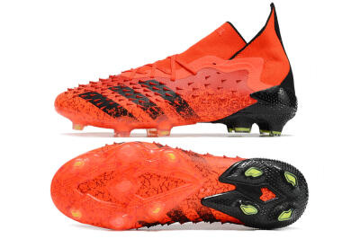 Adidas Predator Freak.1 FG Firm Ground Soccer Cleats - Red/Black