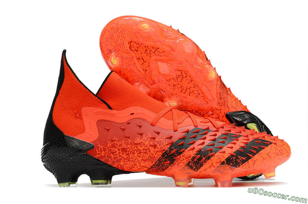 Adidas Predator Freak.1 FG Firm Ground Soccer Cleats - Red/Black 1