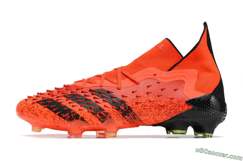 Adidas Predator Freak.1 FG Firm Ground Soccer Cleats - Red/Black 2