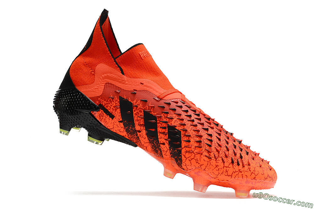 Adidas Predator Freak.1 FG Firm Ground Soccer Cleats - Red/Black 4