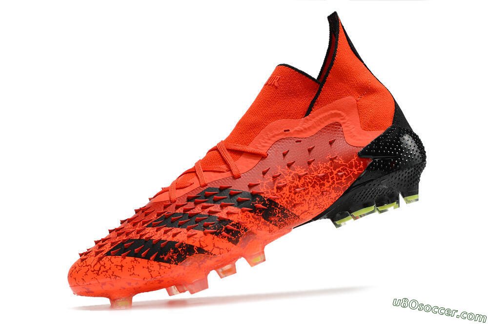 Adidas Predator Freak.1 FG Firm Ground Soccer Cleats - Red/Black 5
