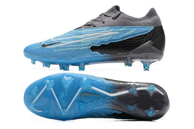 Nike Phantom GX Elite FG Firm Ground Soccer Cleats - Blue/Grey/White