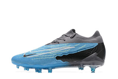 Nike Phantom GX Elite FG Firm Ground Soccer Cleats - Blue/Grey/White