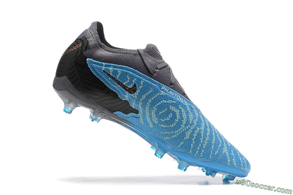 Nike Phantom GX Elite FG Firm Ground Soccer Cleats - Blue/Grey/White 7