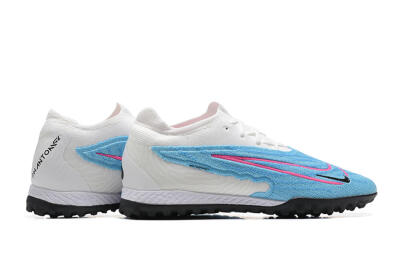 Nike Phantom GX Elite TF Artificial Turf Soccer Shoes - Blue/White/Pink