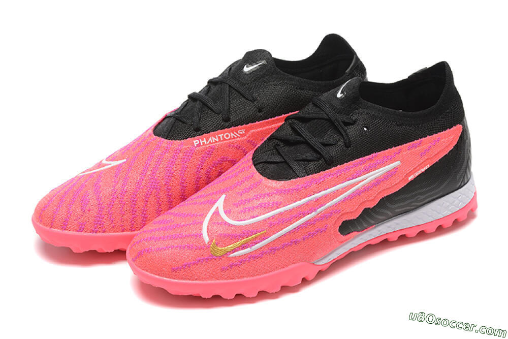Nike Phantom GX Elite TF Artificial Turf Soccer Shoes - Red/Black/White 5