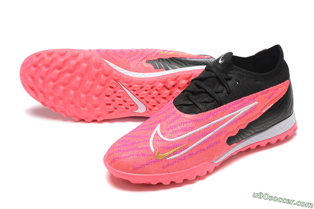 Nike Phantom GX Elite TF Artificial Turf Soccer Shoes - Red/Black/White 3