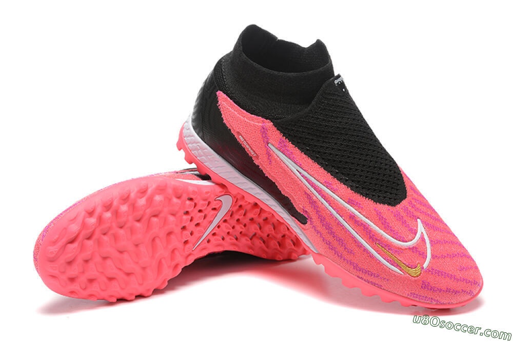 Nike Phantom GX Elite DF TF Artificial Turf Soccer Shoes - Red/Black/White 4