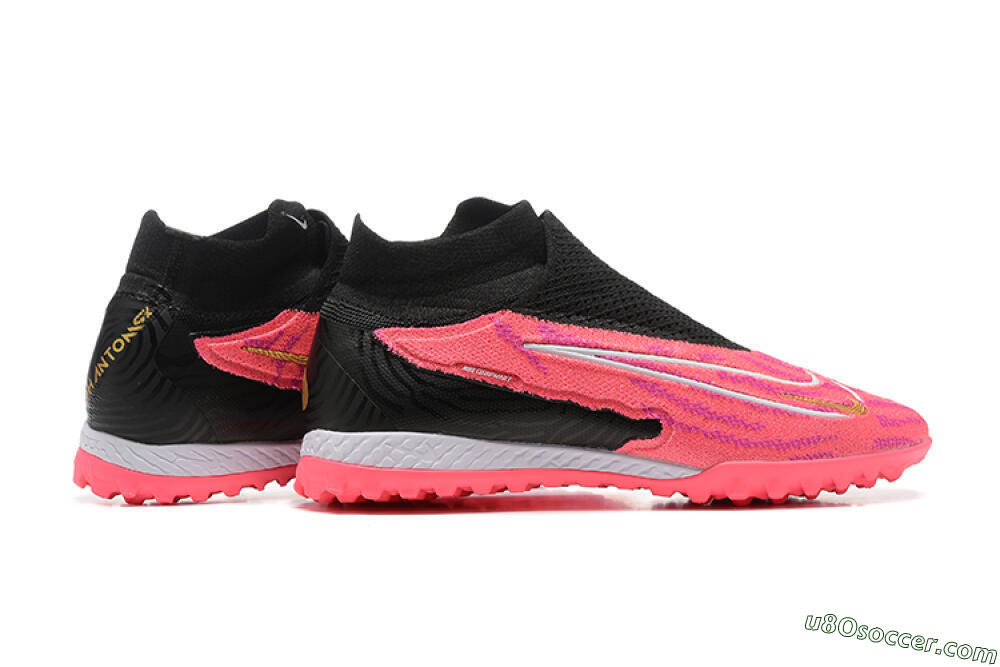 Nike Phantom GX Elite DF TF Artificial Turf Soccer Shoes - Red/Black/White 9