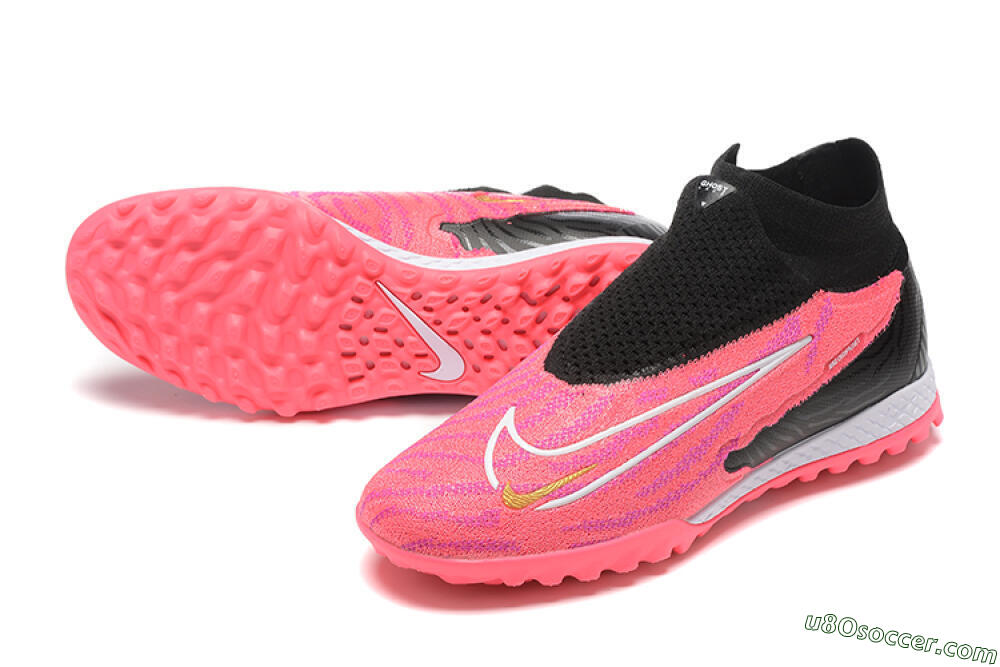 Nike Phantom GX Elite DF TF Artificial Turf Soccer Shoes - Red/Black/White 3